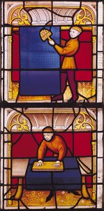 Cloth Merchant&39;s Window（彩色玻璃） 作者 法语学校